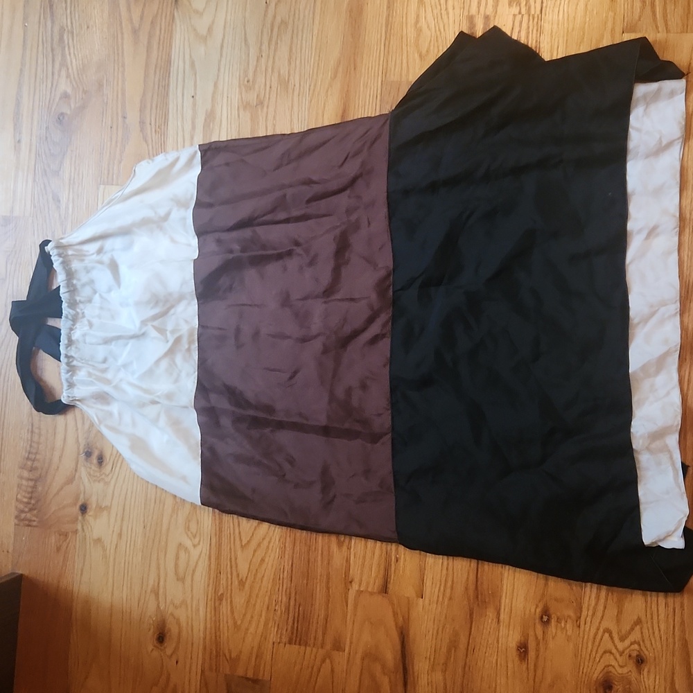 Rozae Nichols Silk Midi Dress
